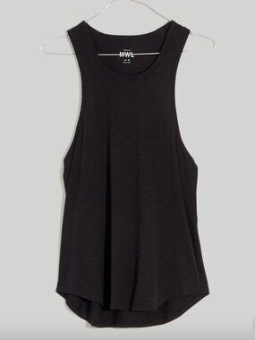 Madewell Black Long Racerback Tank - M